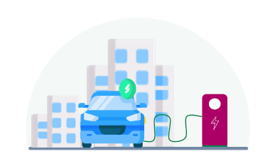 IRVE (Infrastructure de Recharge de Véhicule Electrique) - bornes de recharge et énergie solaire tout-en-un pour votre parking collaborateurs