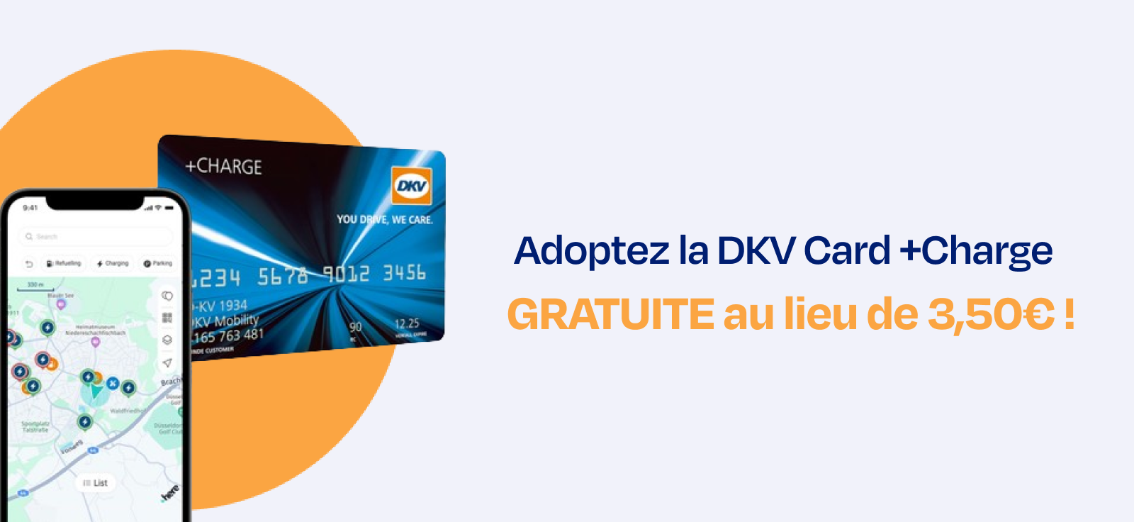 DKV Card +Charge GRATUITE pendant 3 mois