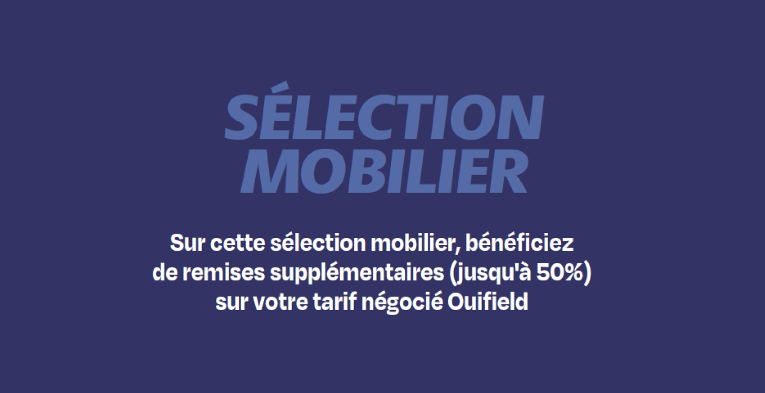 Promos sélection de mobilier