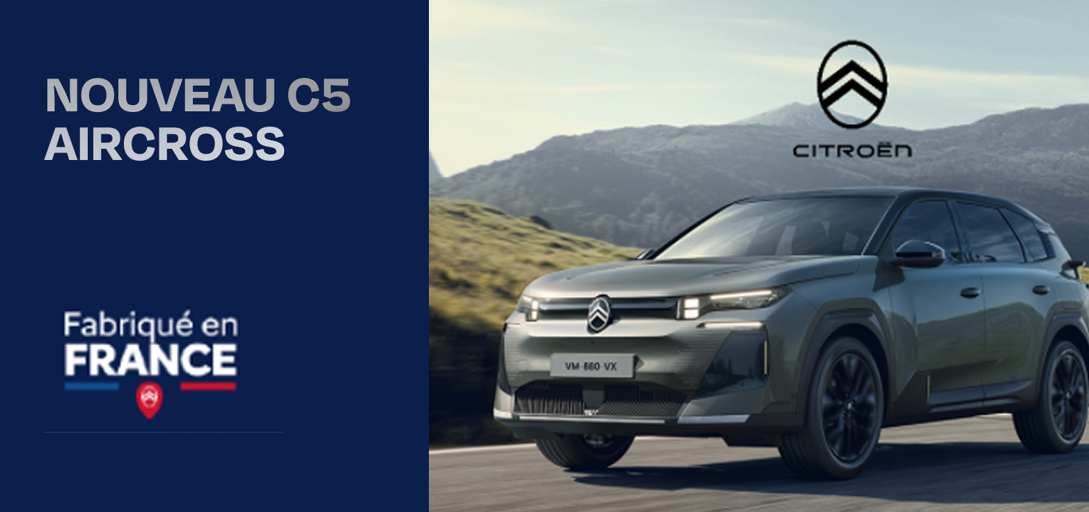 Nouveau C5 Aircross : le nouveau C-SUV de Citroën