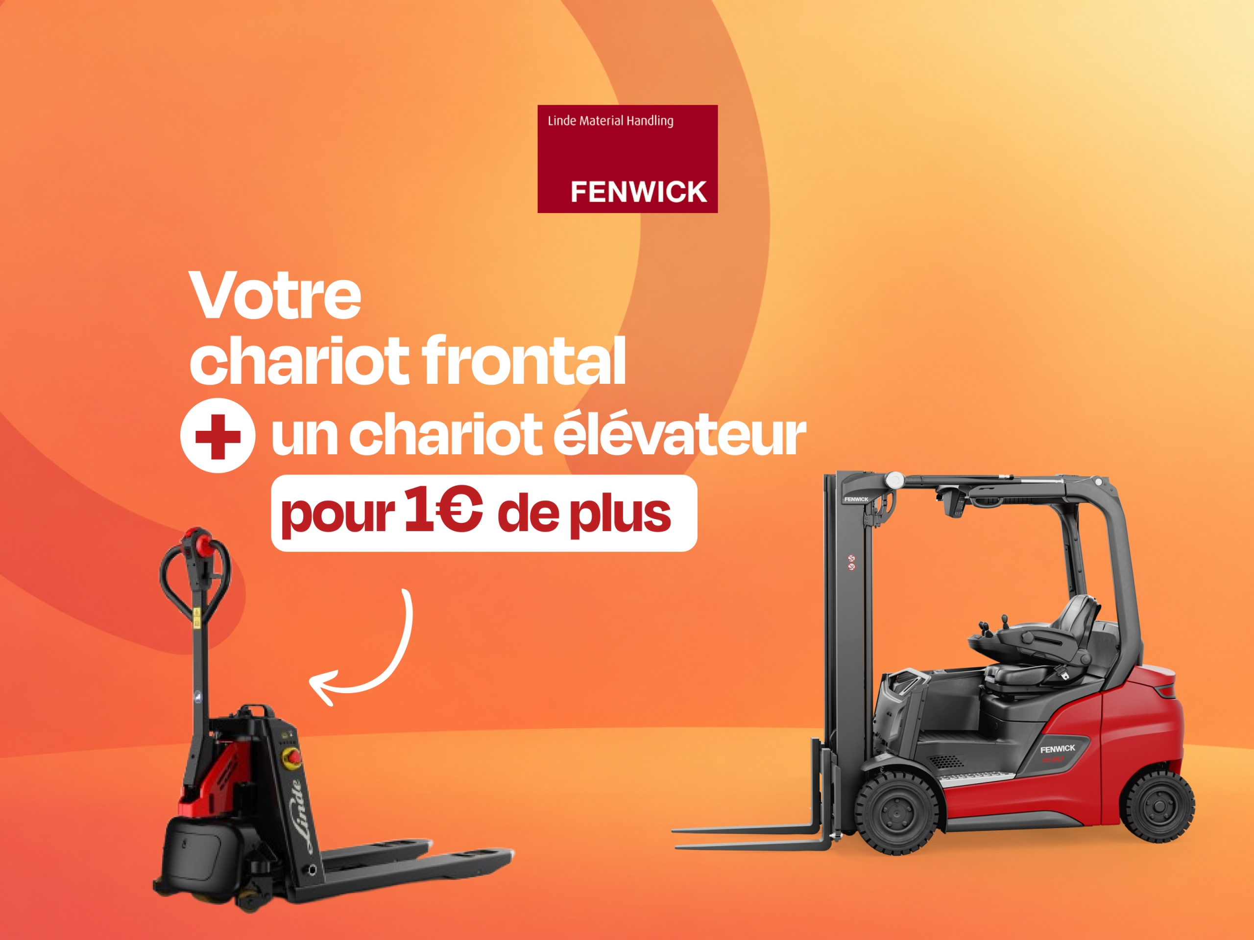 Un transpalette electrique pour 1€ de plus